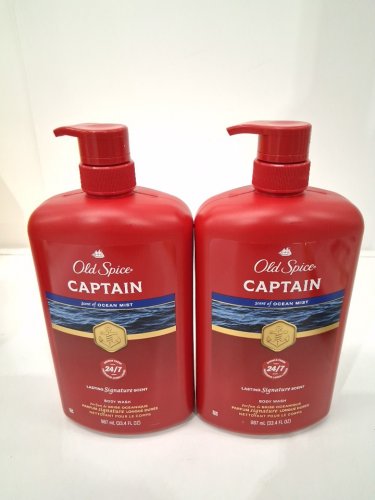 2PK OLD SPICE CAPTAIN BODY WASH - OCEAN MIST - 987ML/EACH image 2