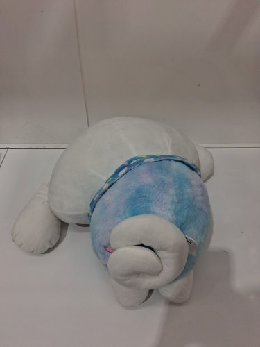 Hello Kitty and Friends Cinnamoroll Sleeping Plush with Bear Accessory - 18" - white/blue image 4