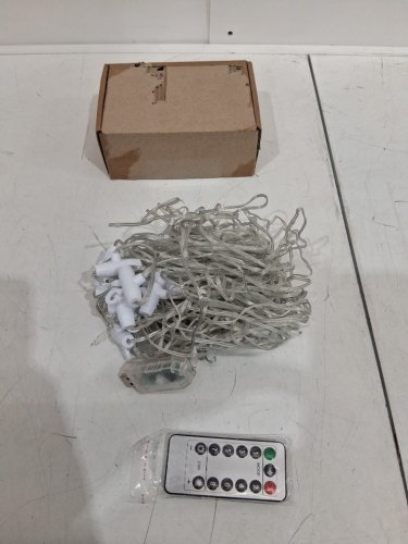 Aesthetic Curtain STRING Lights with REMOTE - CLEAR/WHITE/RGB image 2