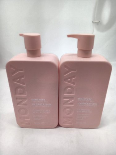2PC MONDAY moisture + hyaluronic acid shampoo & conditioner - 1l/each image 2