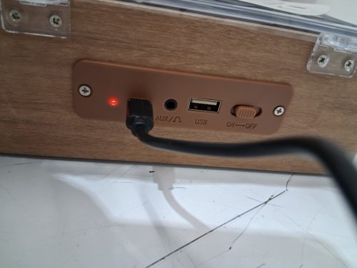 RETRO STYLE Portable Bluetooth CD PLAYER  - oak (MODEL: Y-02) image 4