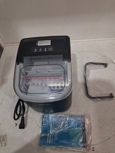 EUHOMY COUNTERTOP ICE MAKER MACHINE - MAKES 26LB/DAY - BLACK (MODEL: IM-06D / IM001-BBL-CAEH) image 6