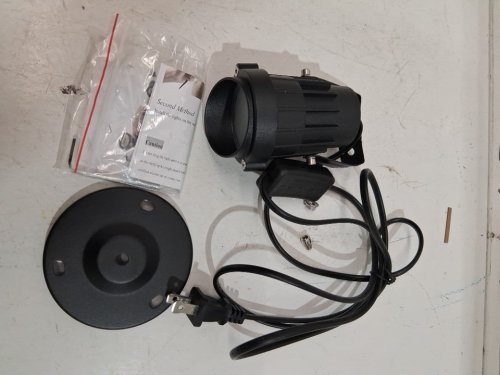 unirence compact led blacklight - 15w 4.7" - black image 3