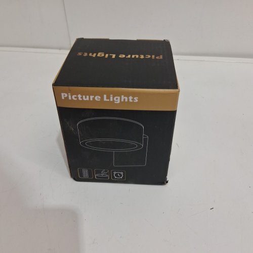 3pk Picture Lights for Wall Battery Operated, Magnetic Led Painting Light with Remote - black - (model:pl-03) image 2