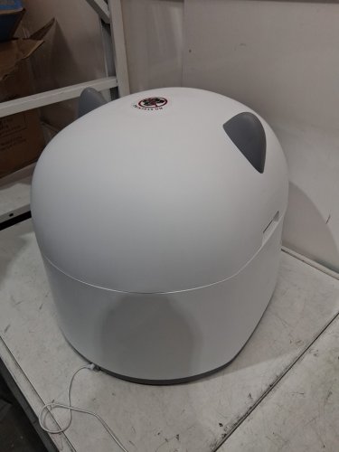 OROLEY AUTOMATIC SELF CLEANING CAT LITTER BOX - WHITE AND GRAY (MODEL: CH-ICB017) image 4