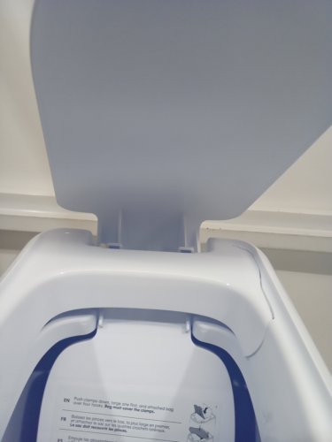 DIAPER GENIE SIGNATURE PAIL EASY ROLL WITH REFILL BAGS - WHITE (MODEL: ‎I000602) image 5
