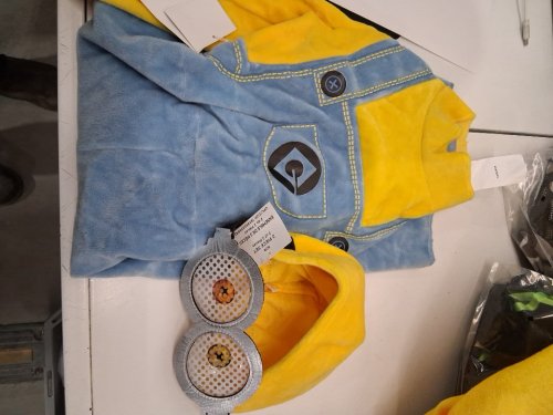 2PC DISGUISE TODDLER MINIONS BOB COSTUME - 2T - YELLOW / BLUE (STYLE: BOB) image 2