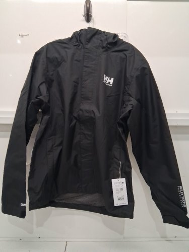 MEN'S HELLY HANSEN *custom* "uline" Seven J Waterproof Windproof Breathable Rain Coat Jacket - large -black (style: 20514-992) image 2