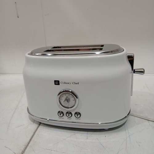 CuLINARY CHEF RETRO 2-SLICE TOASTER - 900W - WHITE (MODEL: CCTO102-WHITE_cs4) image 2