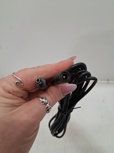 POWER ADAPTER EXTENSIONS CABLE - 10FT 12V - BLACK image 2