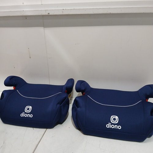 2PK DIONO SOLANA NO LATCH BACKLESS BOOSTER SEAT WITH CUP HOLDERS - BLUE (MODEL: 32062-NA-01) image 3