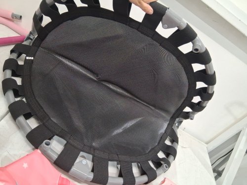 Kids Foldable Mini Trampoline with Handle - 36" - pink (model:TX-B6232B-36in+I) image 5