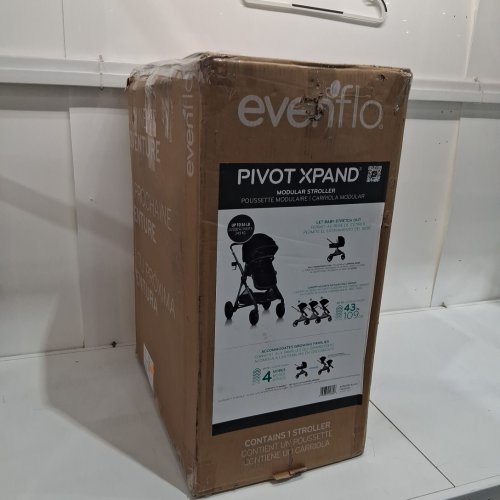 Evenflo Pivot Xpand  4 modes Single To Double Full Size Modular Stroller, BLACK - (MODEL:13812454C) image 2