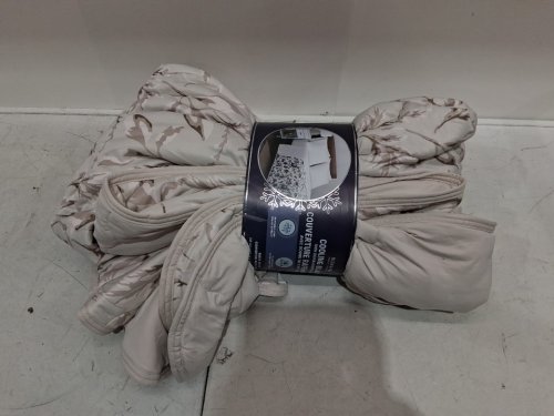 BERKSHIRE REVERSIBLE DOWN-ALTERNATIVE COOLING BLANKET - QUEEN - beige (MODEL: 1986200) image 2