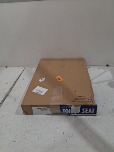 highcraft elongated plastic toilet seat - 19" - off-white (model: B1TSPE) image 2