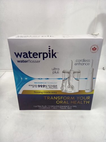 Waterpik Ultra Plus & Cordless Enhance Water Flosser Combo Pack - White (Model: 2702338) image 5