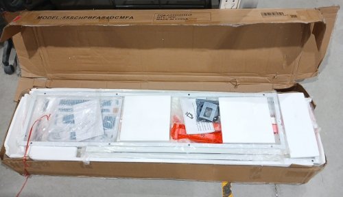 EnHomee Headboard with Storage and charging station - Full - White (Model: 55SCHPBFAS4DCMFA) image 4