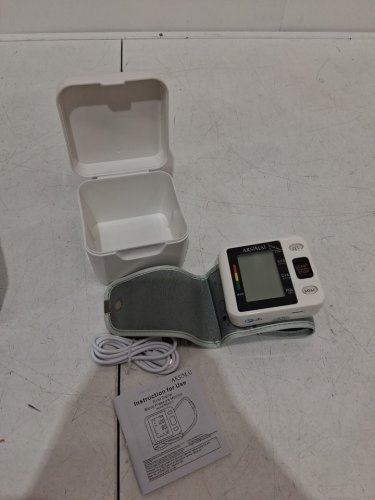ARSIMAI WRIST BLOOD PRESSURE MONITOR W/ AUTO-SHUTOFF & INTELLIGENT PRESSURE - 5.3"-7.6" WRIST - WHITE (MODEL: BSX312) image 3