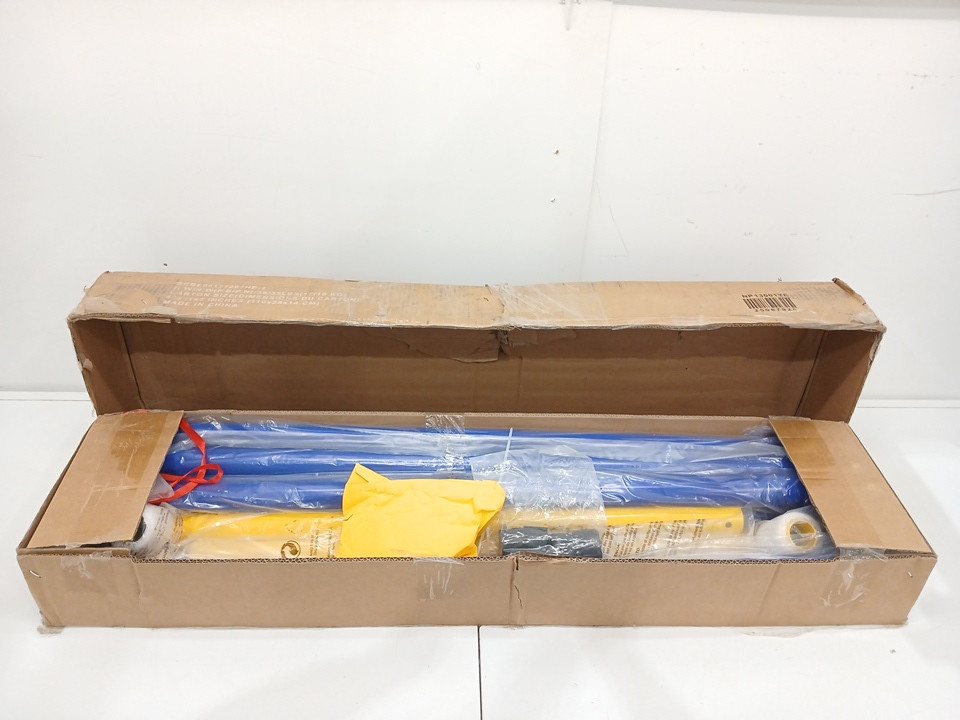 Giantex Heavy Duty A-Frame Swing Stand FRAME - 660lbs cap - 71.6" X 77" X 72" - BLUE/YELLOW (MODEL: NP13001YE) image 4