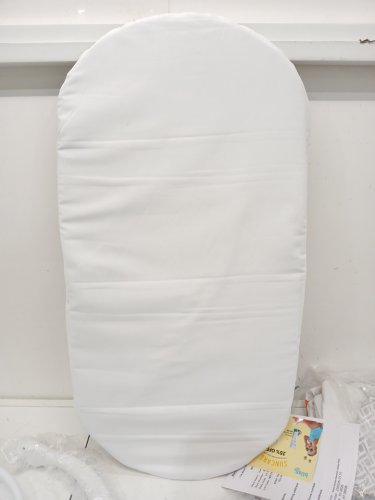 Delta Children Sweet Slumber Bassinet for infants 0-5 months - 18” x 32” x 45” - White/Grey (Garden Path) -(‎MODEL: 25602-2175) image 5