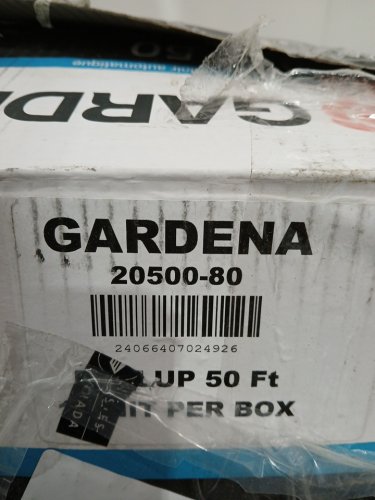 gardena rollup wall mounted retractable garden hose reel - 50ft - gray/blue - (model: 20500-80) image 3