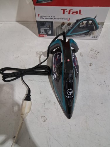 T-FAL ULTRAGLIDE PLUS ENHANCED STEAM IRON WITH CALCIUM COLLECTOR - BLACK/TEAL (MODEL: 1980969/FV5871Q0) image 3
