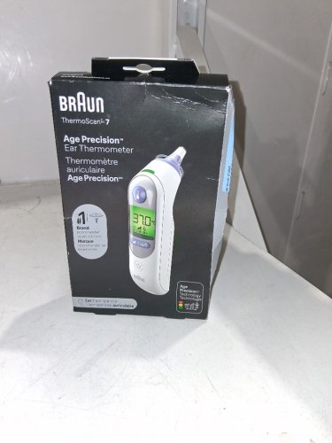 BRAUN THERMOSCAN 7 EAR THERMOMETER WITH AGE PRECISION FOR INFANTS, CHILDREN AND ADULTS (MODEL:IRT6520CA) image 2