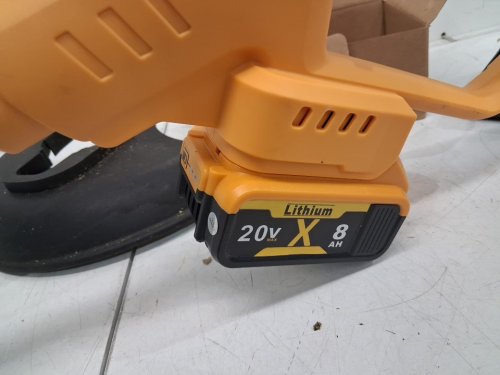 MILBIS CORDLESS WEED WACKER - COMPATIBLE WITH DEWALT 20V BATTERIES - YELLOW/BLACK image 13