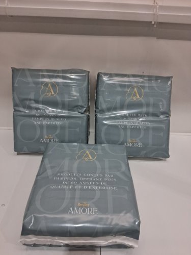 198PK Pampers Amore Leakproof- size 1 (8-14lbs)-white image 3
