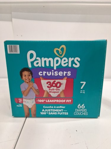 66PK PAMPERS CRUISERS 360° DIAPERS - SIZE 7 - MULTICOLOURED image 4