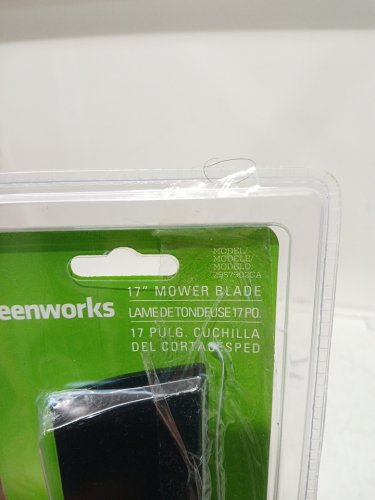 GREENWORKS DURABLE REPLACMENT LAWN MOWER BLADE for greenworks mowers - 17"- (MODEL:2957902CA) image 4