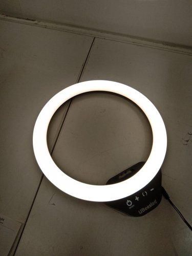 UBeesize Selfie Ring led Light with Stand and Phone holder for Video Recording ＆ Live streaming - 10" ring ' 62" stand - BLACK image 4