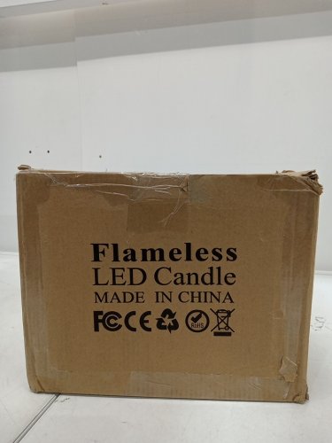 3PC LED FLAMELESS CANDLES WITH REMOTE - 5"/6"/7" - YELLOW image 2