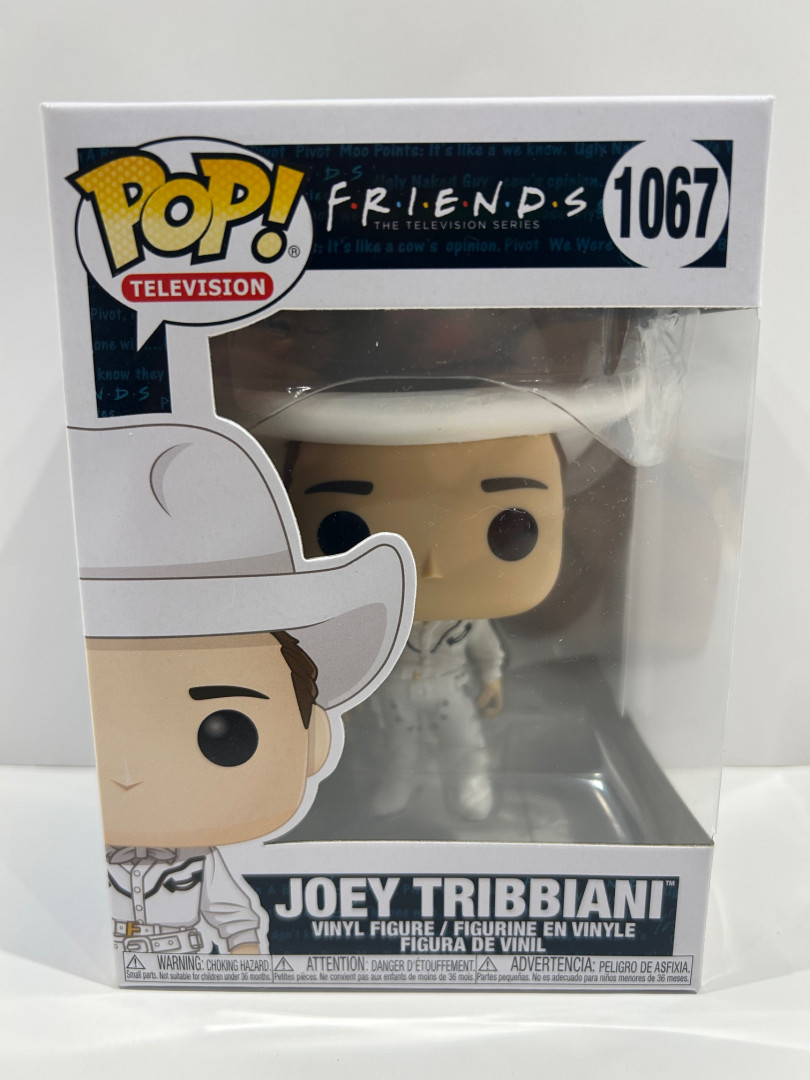 Funko pop! television: friends - joey tribbiani vinyl figure (#1067) image 2