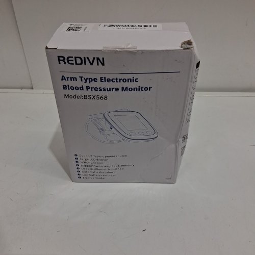 REDIVN ARM TYPE ELECTRONIC BLOOD PRESSURE MONITOR - WHITE/BLACK (MODEL: BSX568) image 2