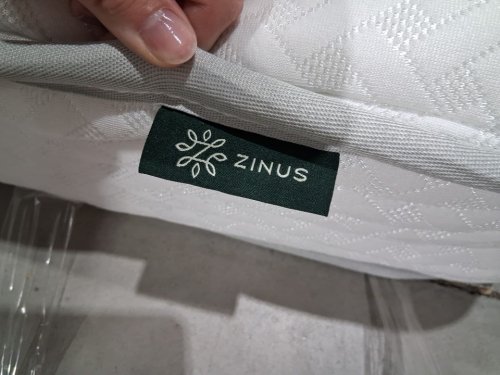 Zinus Foam & Spring CertiPUR-US Certified Pressure Relief Hybrid Mattress - 6" TWIN - WHITE/GREY (MODEL: ZU-MSSA2BZI-06T) image 5