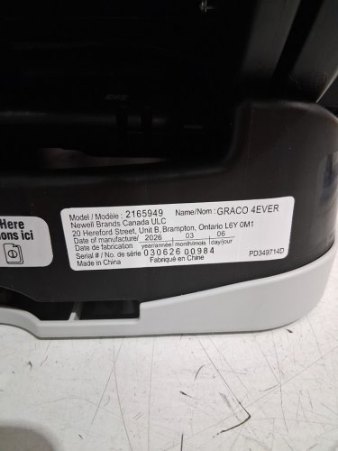 GRACO 4EVER 4-IN-1 CAR SEAT WITH RAPID REMOVE COVER - LOFTON STYLE (MODEL: 2165949) image 10