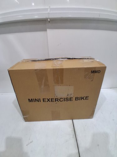 MOMODA Mini Trainer Pedal Exerciser Desk Exercise Bike WITH LCD SCREEN for Leg and Arm Exercise - White/black image 2
