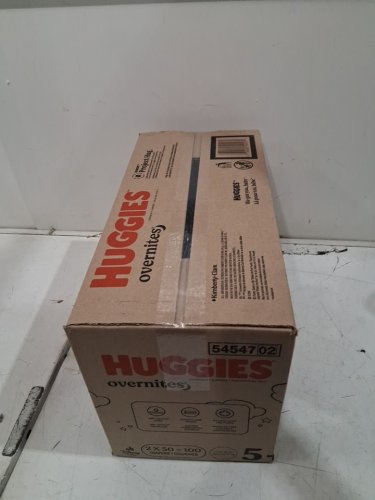 100PK HUGGIES OVERNITES NIGHT TIME BABY DIAPERS - SIZE 5 (27lb+) - WINNIE THE POOH - (model: 5454702) image 3