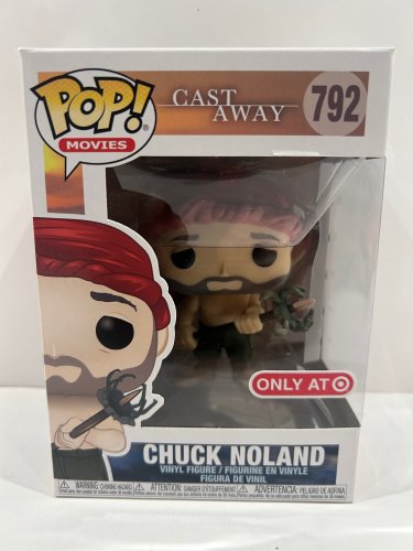 Funko pop! **only at target** movies: cast away - chuck noland vinyl figure (#792) image 2