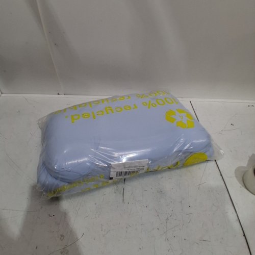 MELLOW SLEEP CLOUD ALIGN ULTIMATE COOLING COMFORT PILLOW WITH COVER - REGULAR / 3.5"-4.3" - WHITE / BLUE image 2