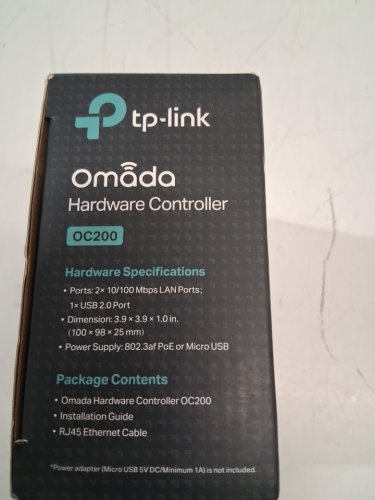 TP-Link Omada Cloud Controller - Working with All Omada Eaps, No Extra Cost, Poe Powered, USB Port (Oc200) image 4