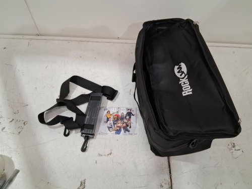 rockjam multipurpose carry bag with strap -16'' x 8'' - black image 2