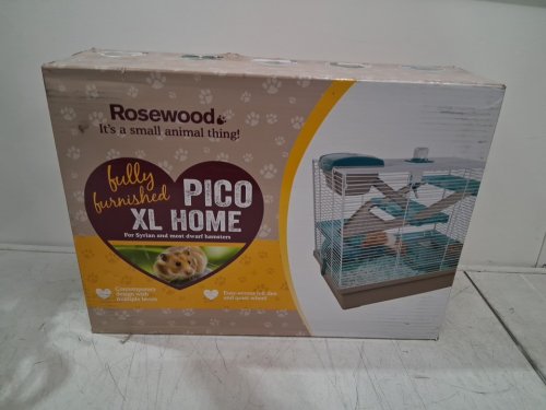 rosewood Pico XL Hamster Cage - 14" x 18" x 20" - translucent teal (model:19178) image 2