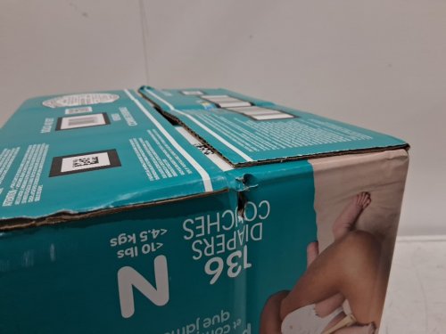 136PK PAMPERS SWADDLERS DIAPERS - NEWBORN SIZE image 4