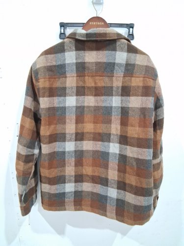 men's redhead ranch Brush Creek Overshirt - large - java brown/orange image 7