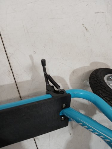 gymax Youth Kick Scooter with Adjustable Handlebar and Front/Rear Dual Brakes, Wide Non-Slip Deck, 12" Wheels - 47" x 22.5" x 35" - Blue (Model: TQ10033js) image 4