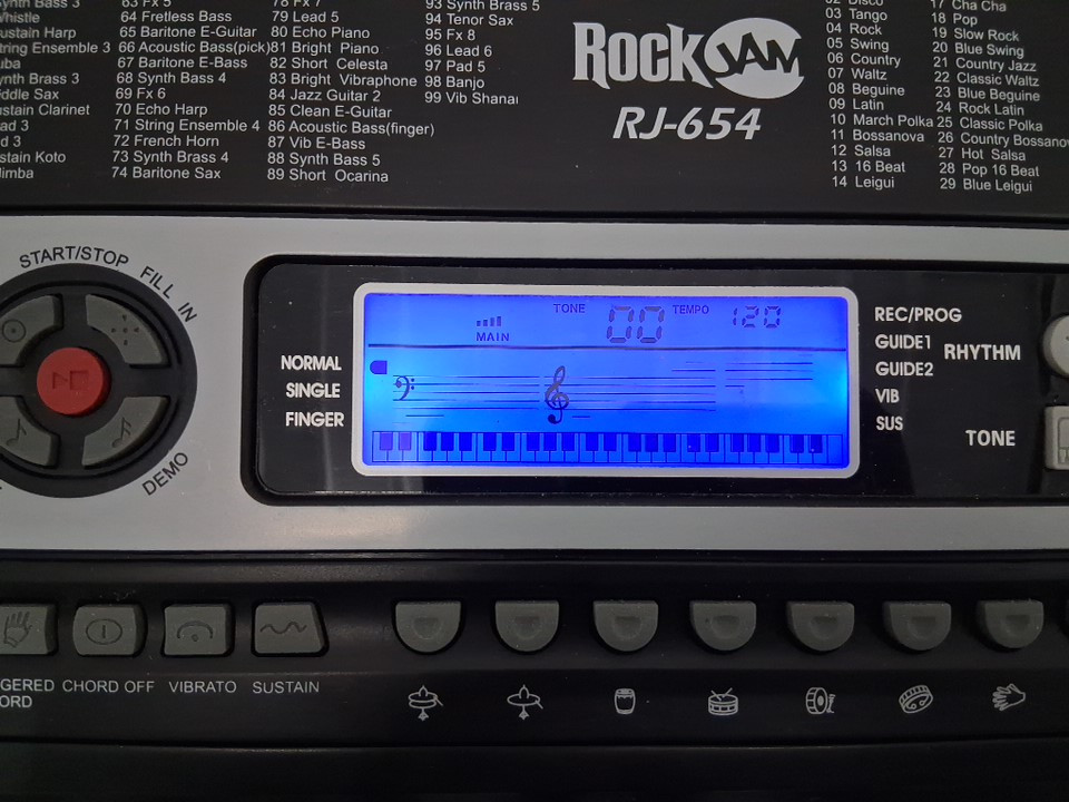 ROCKJAM 88-KEY ELECTRIC KEYBOARD WITH BUILT IN SPEAKERS (MODEL: RJ88-DP) image 5