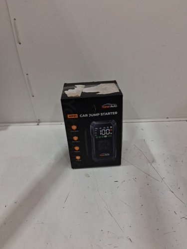 yaberauto all in one car jump starter - 150psi - 23800mah - 10amp output - 12v input - black (model: ap01) image 2