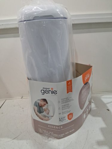 Diaper Genie Essence Pail with 18 Easy Roll Refill Bags - 23" - white (model:‎I000908) image 3
